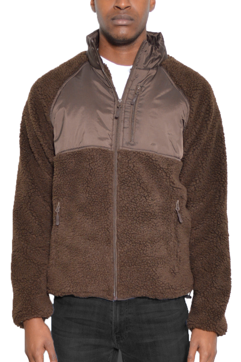 Sherpa Fleece Zip Up