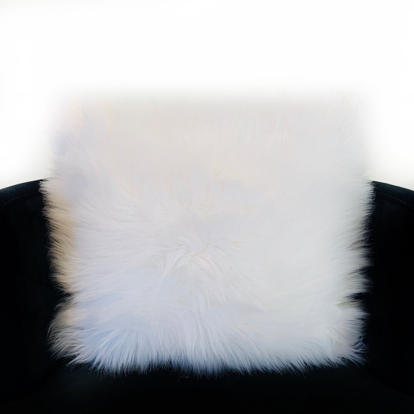 Plutus Off White Mongolian Fur Off White Animal Faux Fur Luxury Throw