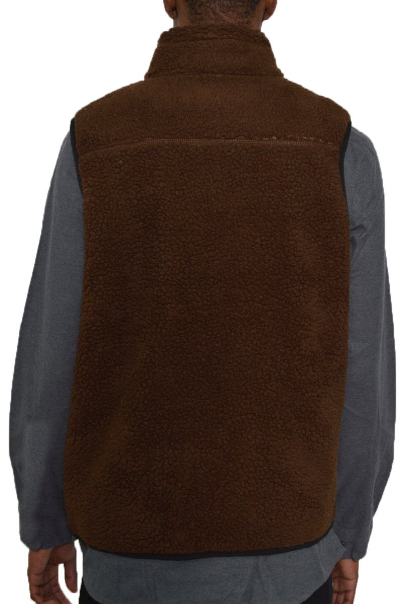 SHERPA FLEECE ZIPPER VEST