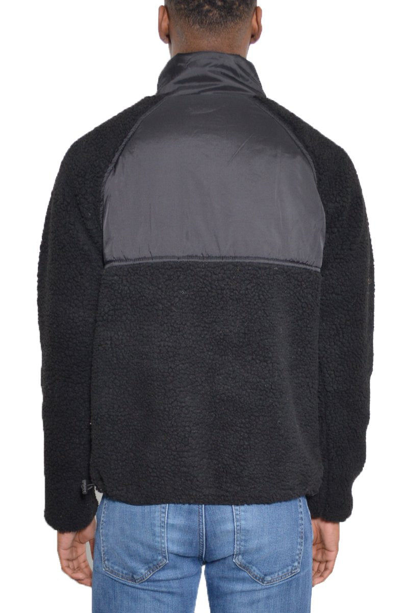 SHERPA CUT OUT FLEECE JACKET