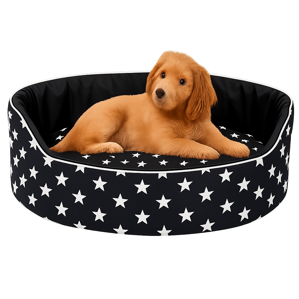 Leopard Print Cozy Pet Bed – Soft, Stylish & Secure