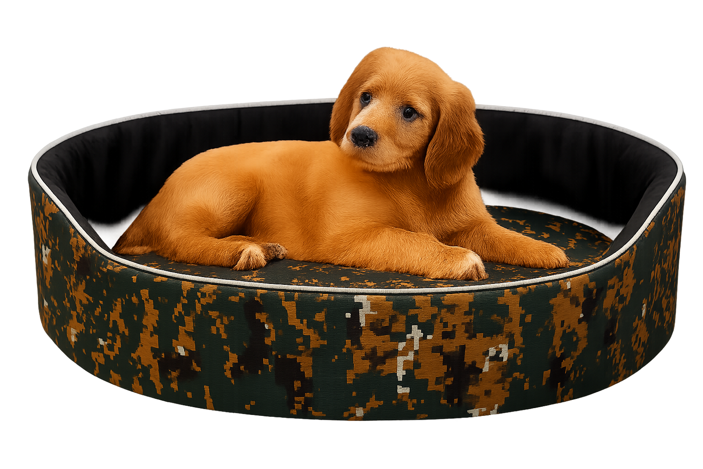 Leopard Print Cozy Pet Bed – Soft, Stylish & Secure