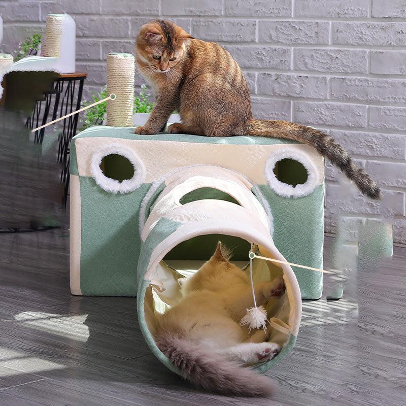 Luxury Cozy Cat Cave: The Ultimate All-Season Cat Retreat