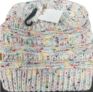 Sherpa Lined Ponytail Beanie for Women & Teens