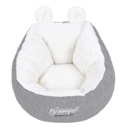 Snugglepaws Deluxe Cozy Cotton Dog Bed - Luxurious Sleeping Bag For