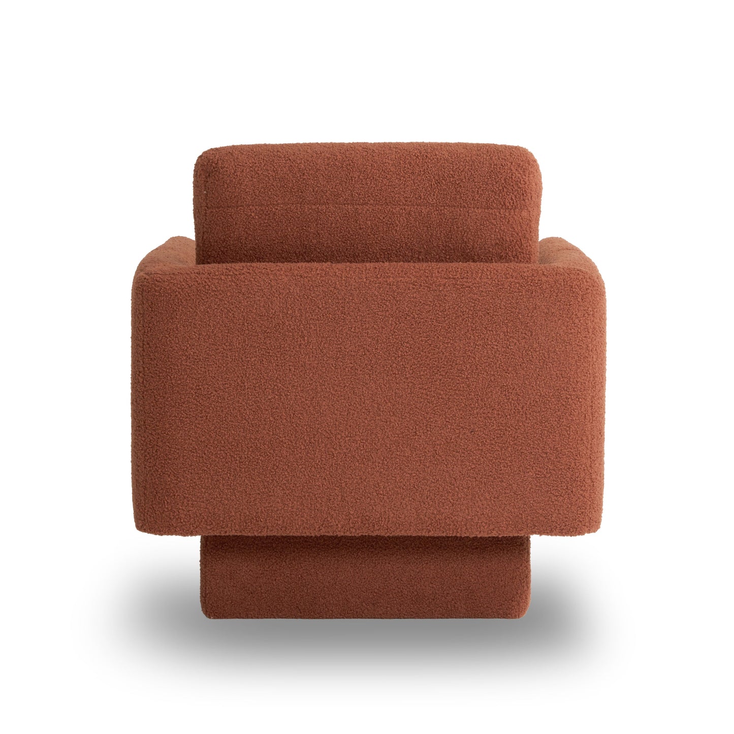 360° Modern Swivel Accent Chairs set of 2,30" W Teddy Sherpa Round