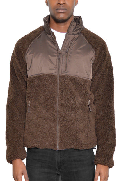 Sherpa Fleece Zip Up