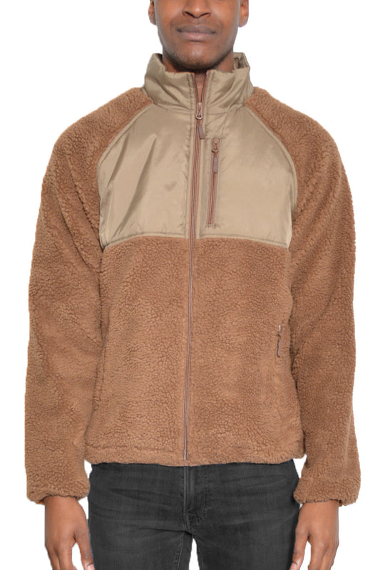 Sherpa Fleece Zip Up