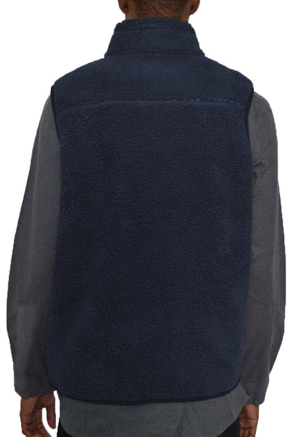 SHERPA FLEECE ZIP UP VEST