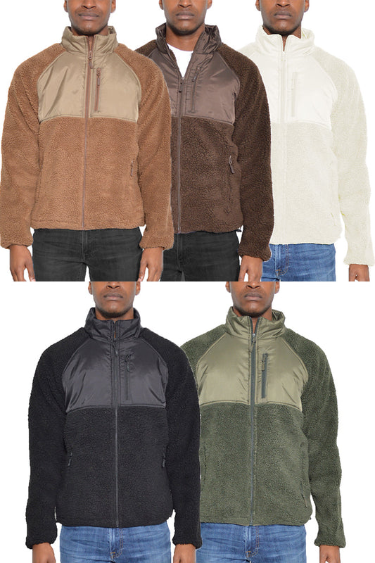 Sherpa Fleece Zip Up