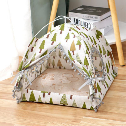 Cozy Haven Cat Tent: The Perfect Enclosed Pet Bed For Your Feline