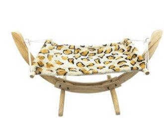 Cozy Paws Wooden Cat Hammock Bed - The Perfect Pet Haven!