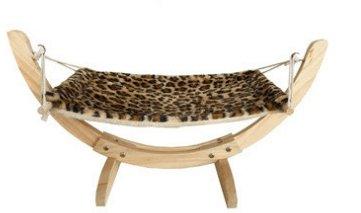 Cozy Paws Wooden Cat Hammock Bed - The Perfect Pet Haven!