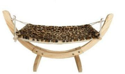 Cozy Paws Wooden Cat Hammock Bed - The Perfect Pet Haven!