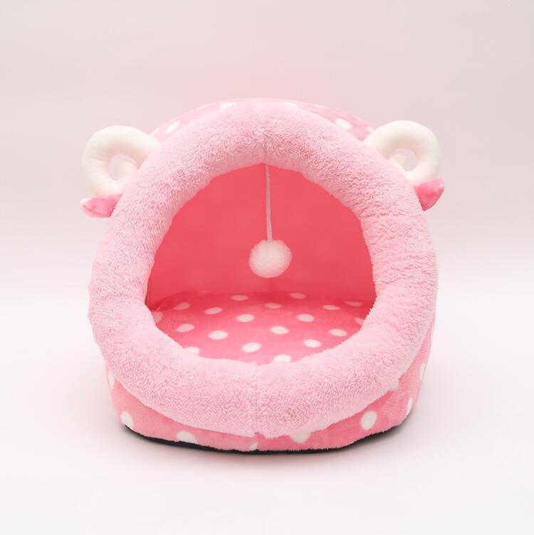 Cozy Retreat Cat Bed: Soft And Warm Indoor Pet House