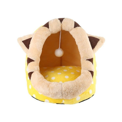 Cozy Retreat Cat Bed: Soft And Warm Indoor Pet House