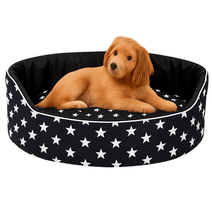 Leopard Print Cozy Pet Bed – Soft, Stylish & Secure